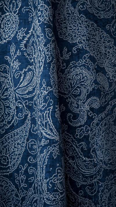 Paisley On Worn Indigo