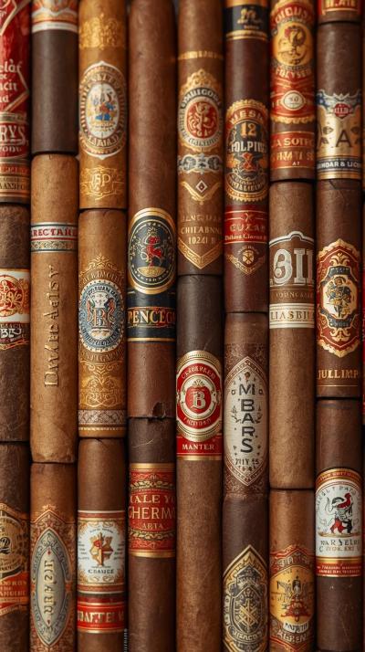 Cigar Band Collage Luxe