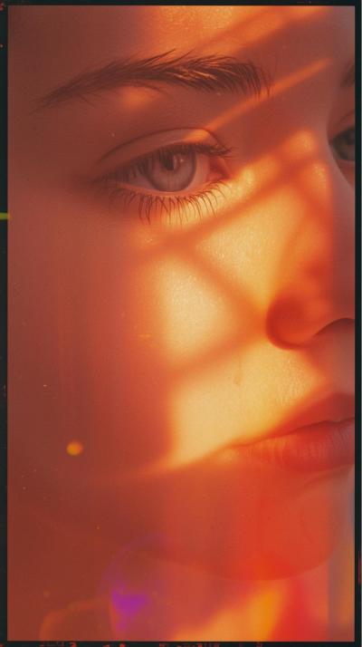 Film Grain With Light Leaks