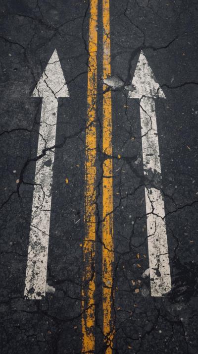 Gas Station Road Map Lines