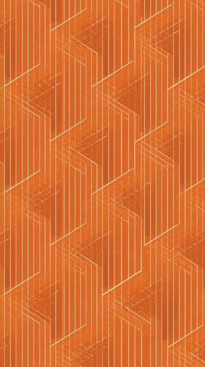 S Orange Brown Geometric Blocks