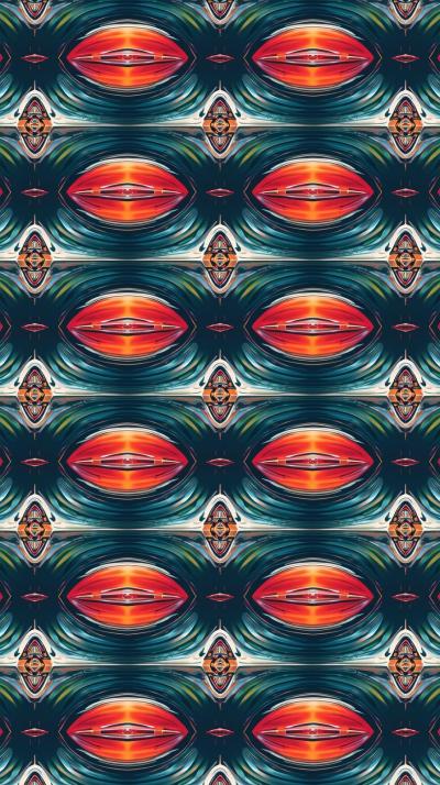 Classic Car Fins Pattern