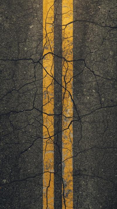 Gas Station Road Map Lines