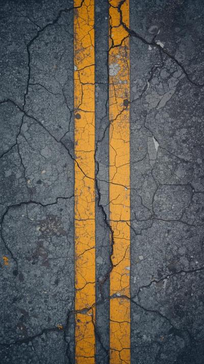 Gas Station Road Map Lines