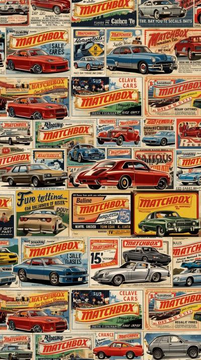 Matchbox Label Montage