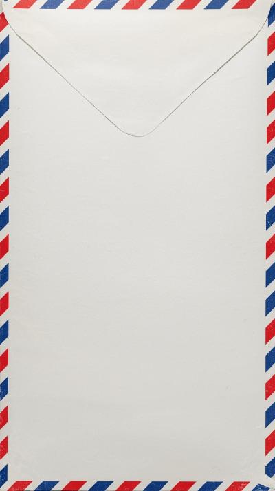 Airmail Stripes Border Layout