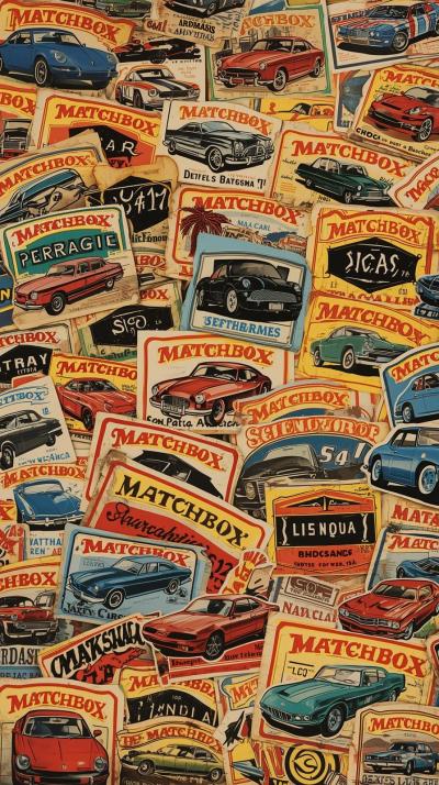 Matchbox Label Montage