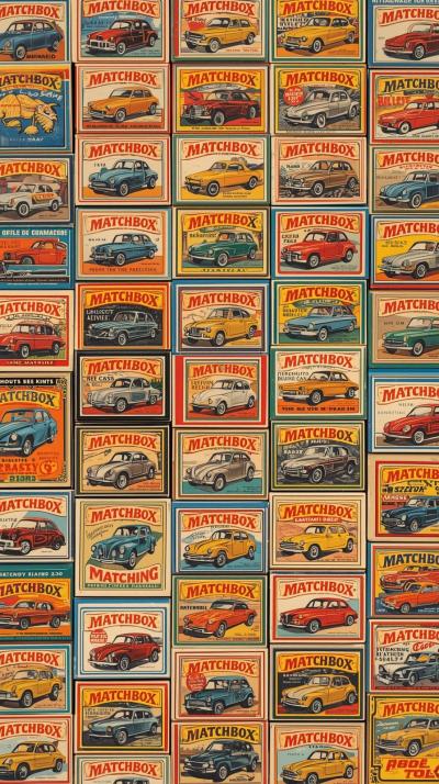 Matchbox Label Montage