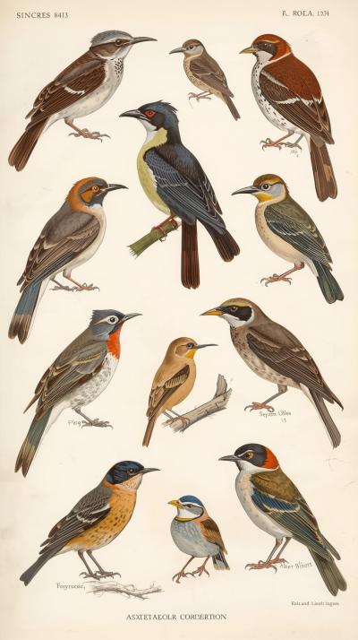 Bird Guide Illustrations