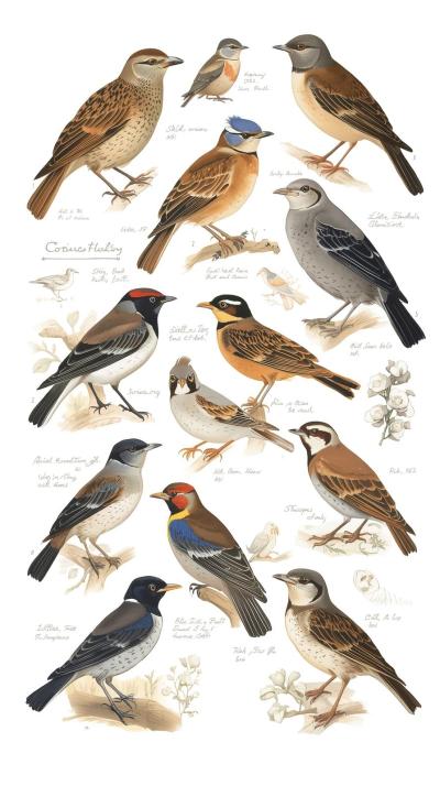 Bird Guide Illustrations