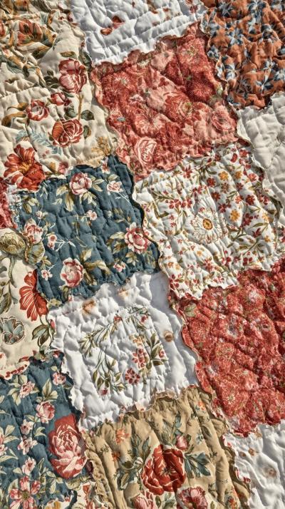 Patchwork QFeed Sack Floral Repeatsuilt Calico Mix