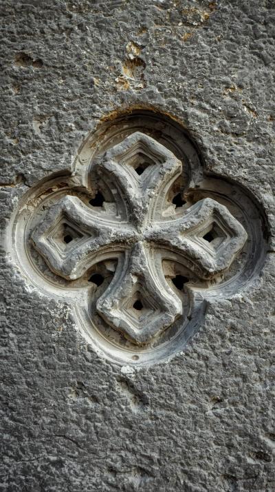 Gothic Quatrefoil Stone Texture