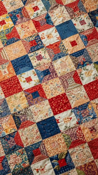Patchwork Quilt Calico Mix