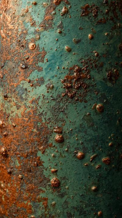 Patinated Copper Verdigris Wash