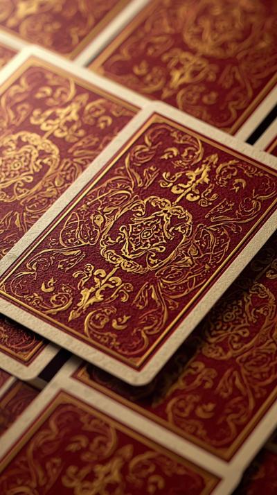 Playing Card Backs Ornate