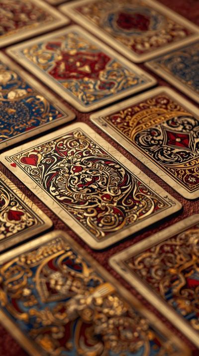 Playing Card Backs Ornate