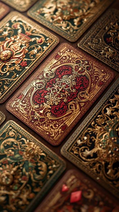 Playing Card Backs Ornate