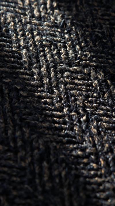 Herringbone Wool Weave Close Up
