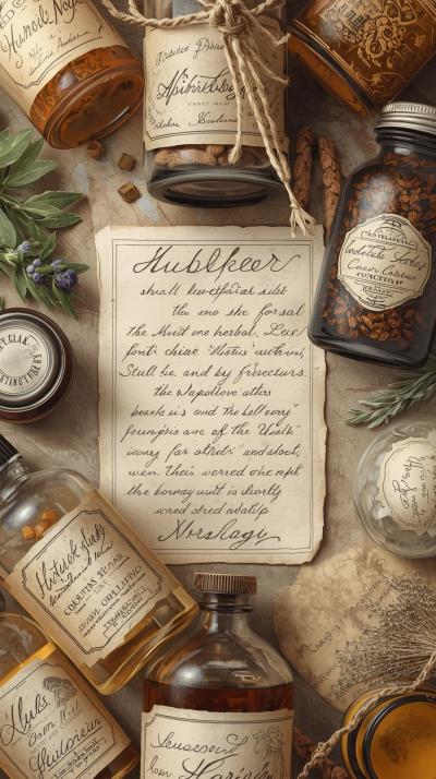 Apothecary Labels And Jars