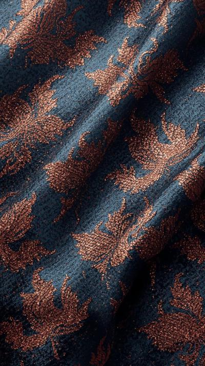 Brocade MetSilk Moir Water Ripplesallic Thread Gli