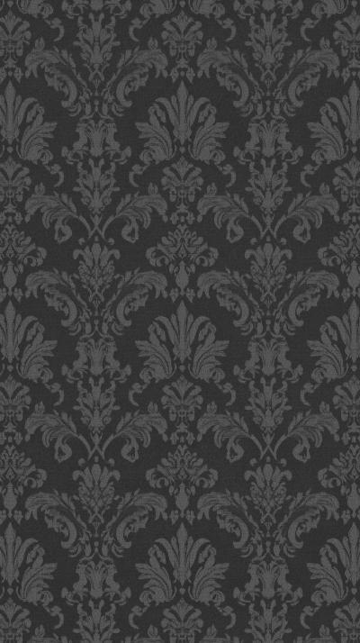 Damask Tone On Tone Charcoal