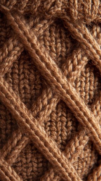 Argyle Knit Pattern Cozy