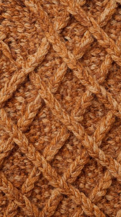 Argyle Knit Pattern Cozy