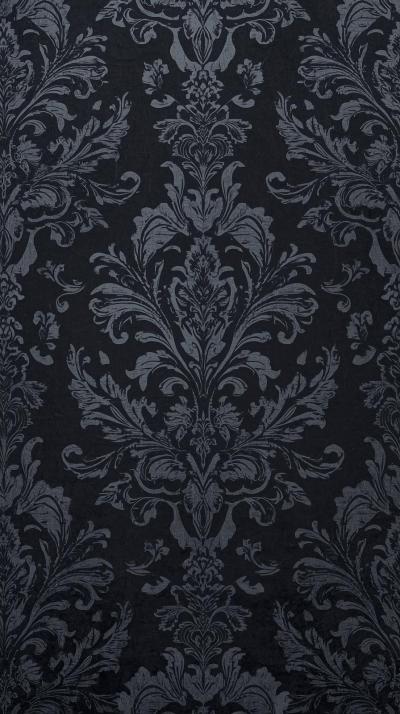Damask Tone On Tone Charcoal