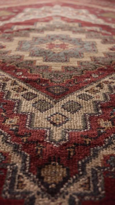 Oriental Rug Kilim Diamond Weave Mutedmedallion Ce