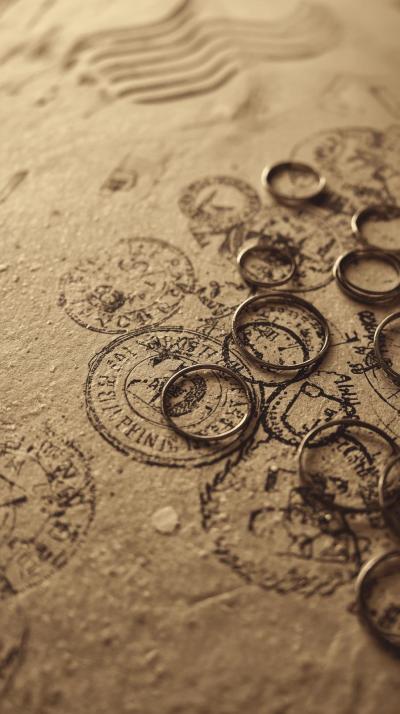 Postmark Rings Scattered