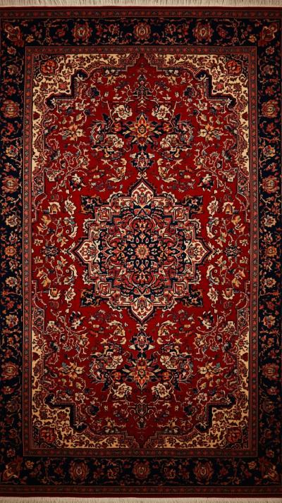 Oriental Rug Medallion Center