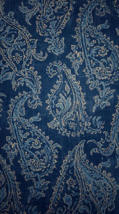 Paisley On Worn Indigo