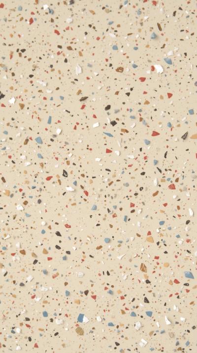 Retro Terrazzo Flecks On Cream