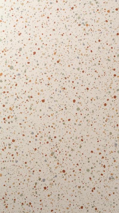 Retro Terrazzo Flecks On Cream
