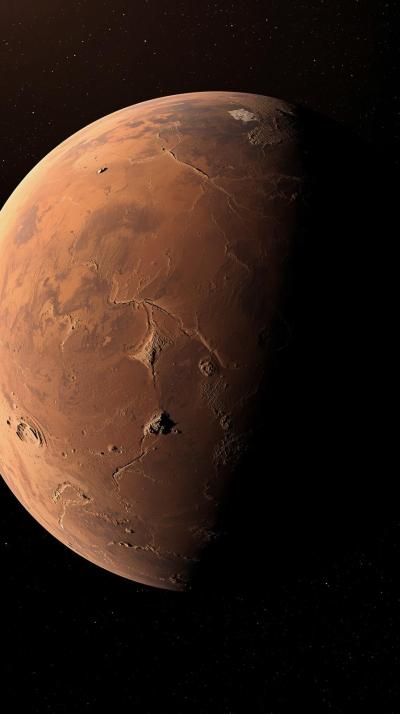 Mars Planet From Space Wallpaper