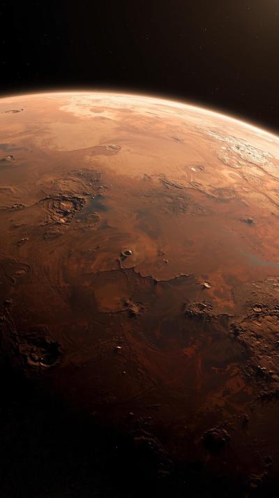 Mars Planet From Space Wallpaper