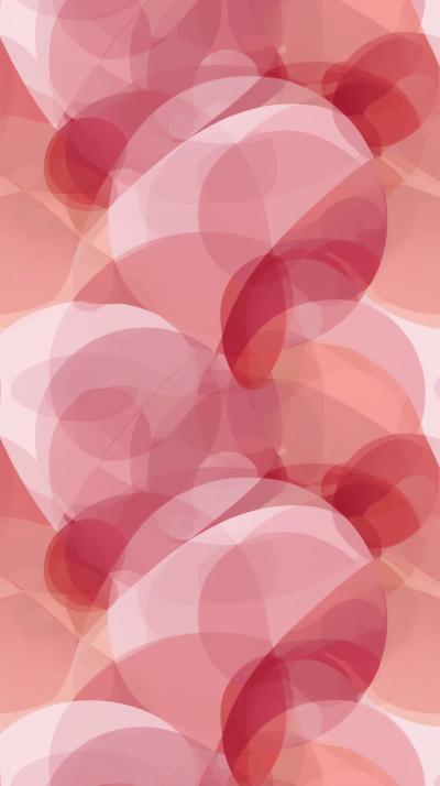 Abstract Circles Pattern With Overlapping Transpar