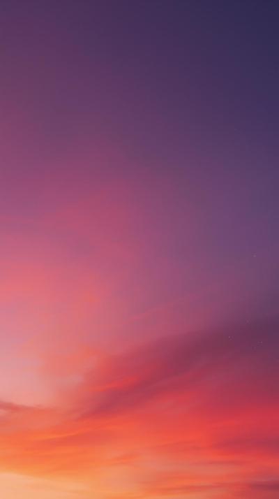 Gradient Purple To Orange Dreamy Sky Aesthetic