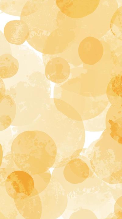 Soft Sunshine Pattern With Hand Drawn Circles