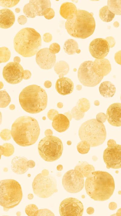 Soft Sunshine Pattern With Hand Drawn Circles