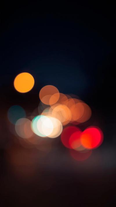 City Lights Forming Bokeh Aesthetic