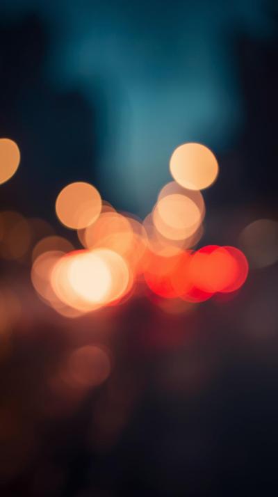 City Lights Forming Bokeh Aesthetic