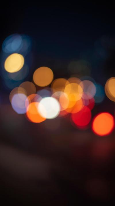 City Lights Forming Bokeh Aesthetic