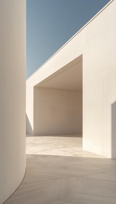 Lucid Origin A Cinematic Photo Of Minimalist White