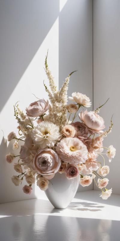 Highfashion Floral Arrangement With Elegant Blooms